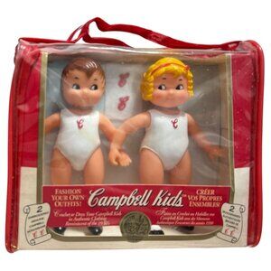 Campbell Kids Collectible Doll Set Fashion Your Own Vintage Style
